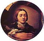 Parmigianino Self-portrait in a Convex Mirror painting